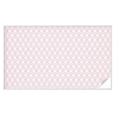 Folie decorativă vitraliu pentru uși și ferestre Linii roz