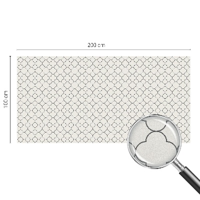 Autocolant vitraliu pentru geam Eleganță simplă