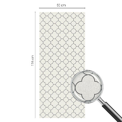 Autocolant vitraliu pentru geam Eleganță simplă