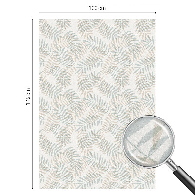 Folie decorativă geam Eleganță frunzișoasă