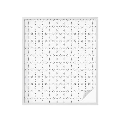 Folie decorativă vitraliu pentru uși și ferestre Forme de romb