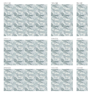 Autocolant vitraliu pentru geam Frunze subtile