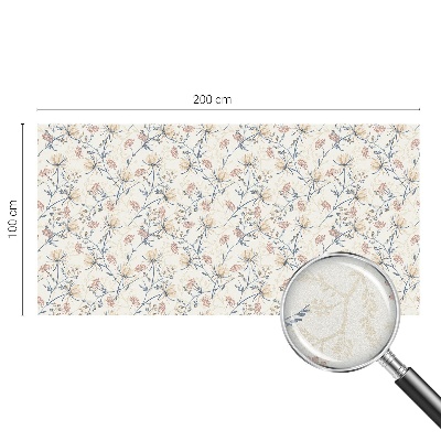 Folie geam intimitate model vitraliu Florile armoniei