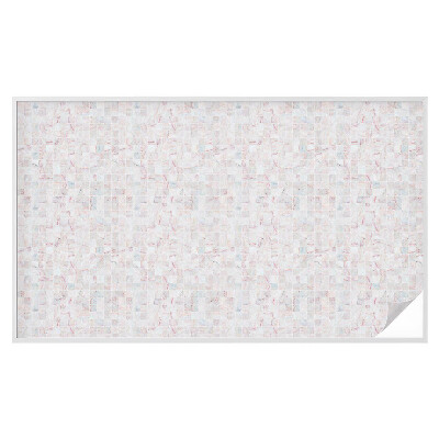 Folie decorativă vitraliu pentru uși și ferestre Mozaic de piatră