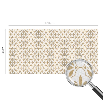 Autocolant vitraliu pentru geam Eleganța plantelor