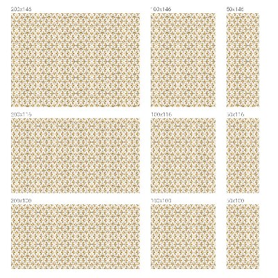 Autocolant vitraliu pentru geam Eleganța plantelor