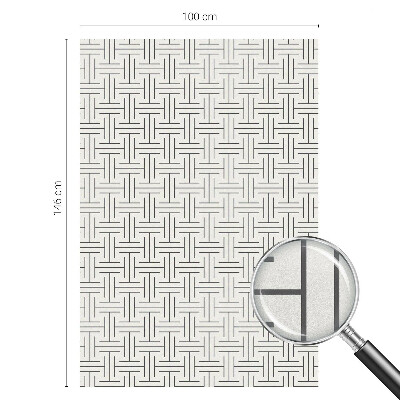 Folie decorativă geam Împletitură simetrică