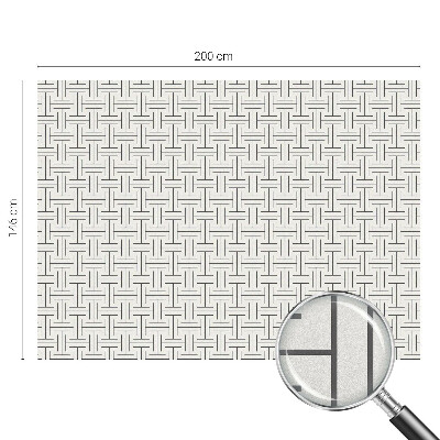 Folie decorativă geam Împletitură simetrică