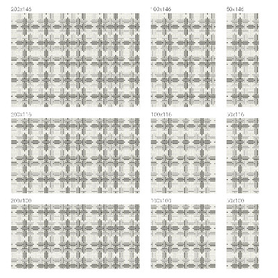Folie decorativă geam Împletitură simetrică