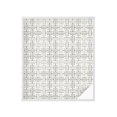 Folie decorativă geam Împletitură simetrică