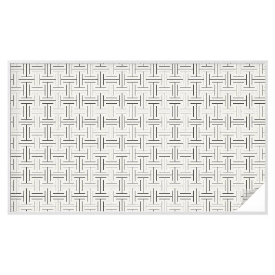 Folie decorativă geam Împletitură simetrică