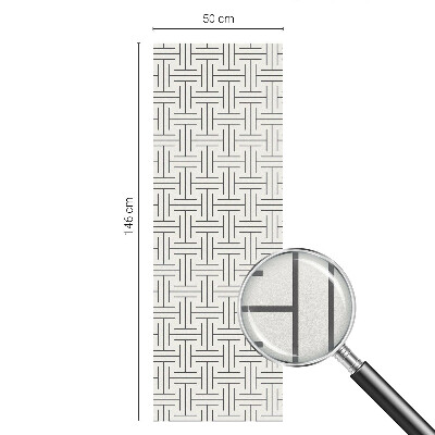 Folie decorativă geam Împletitură simetrică