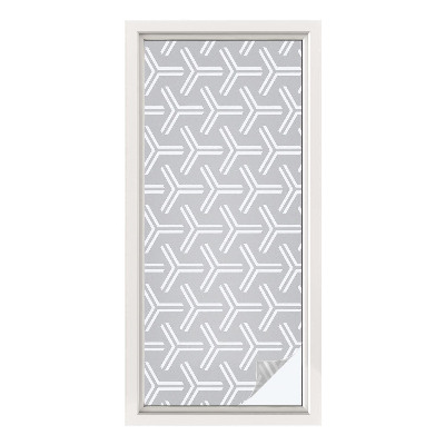 Folie geam intimitate model vitraliu Linii minimaliste