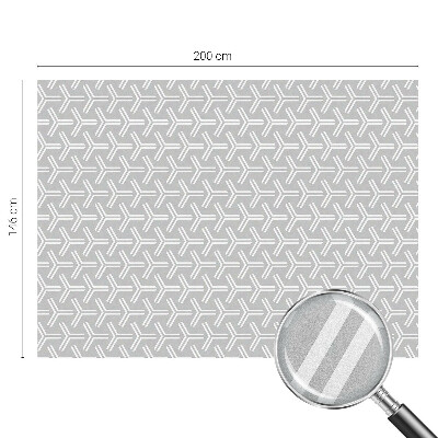 Folie geam intimitate model vitraliu Linii minimaliste