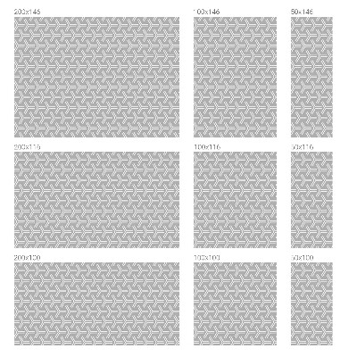 Folie geam intimitate model vitraliu Linii minimaliste