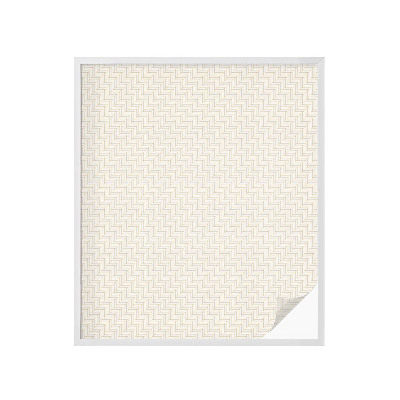 Autocolant vitraliu pentru geam Eleganța în spic de hering