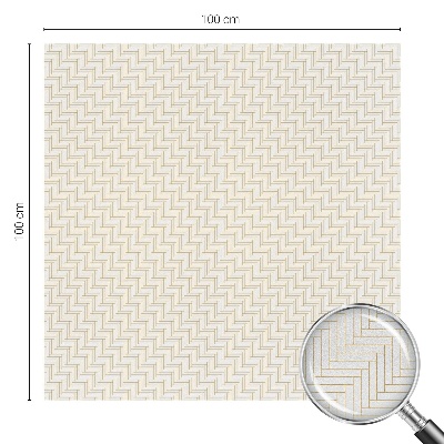 Autocolant vitraliu pentru geam Eleganța în spic de hering