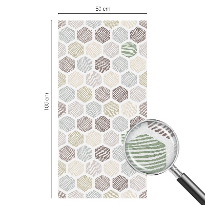 Folie decorativă geam Unde geometrice