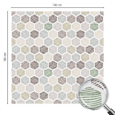 Folie decorativă geam Unde geometrice