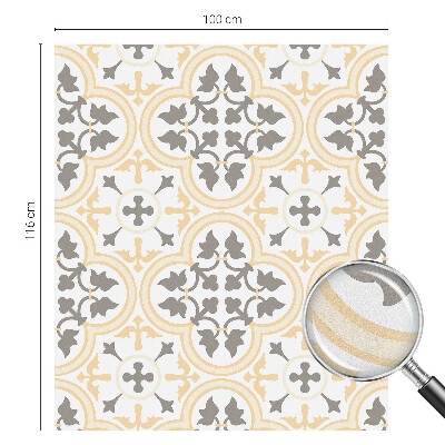 Autocolant vitraliu pentru geam Modele de plante