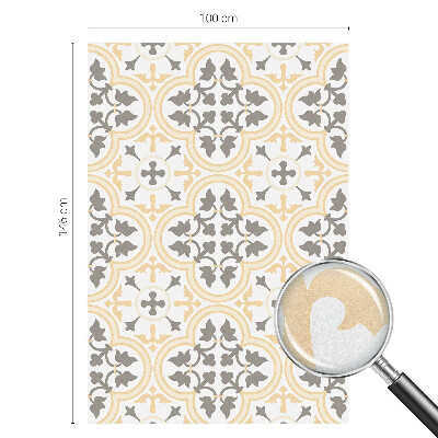 Autocolant vitraliu pentru geam Modele de plante