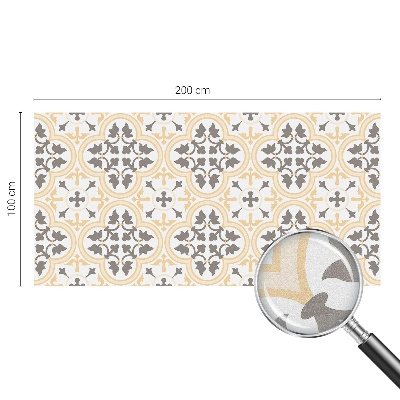 Autocolant vitraliu pentru geam Modele de plante