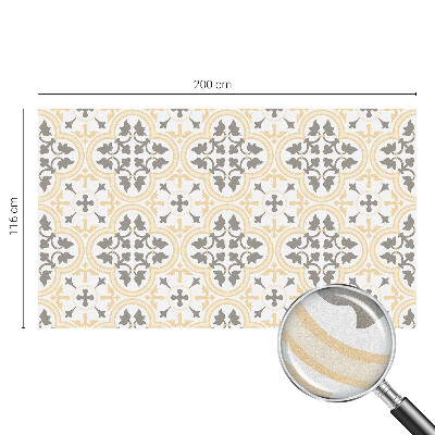 Autocolant vitraliu pentru geam Modele de plante