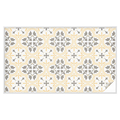 Autocolant vitraliu pentru geam Modele de plante