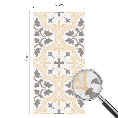 Autocolant vitraliu pentru geam Modele de plante