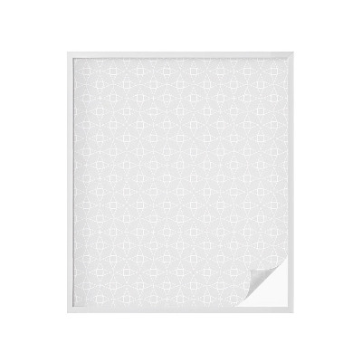 Folie decorativă vitraliu pentru uși și ferestre Elipse simetrice