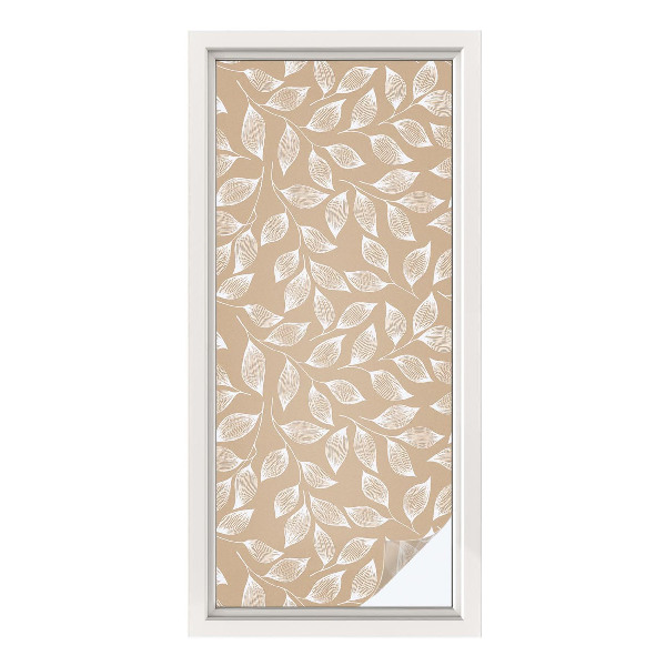 Folie geam să nu se vadă din exterior Frunze de natură