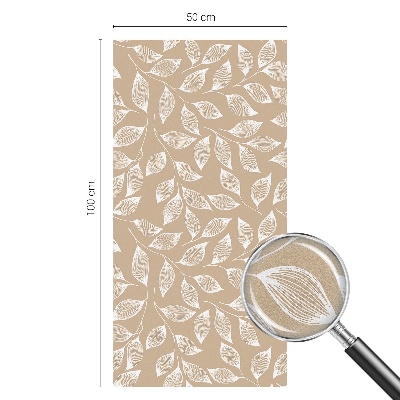 Folie geam să nu se vadă din exterior Frunze de natură