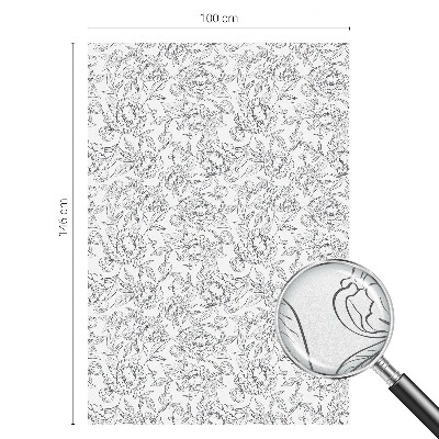 Folie decorativă geam Motiv floral