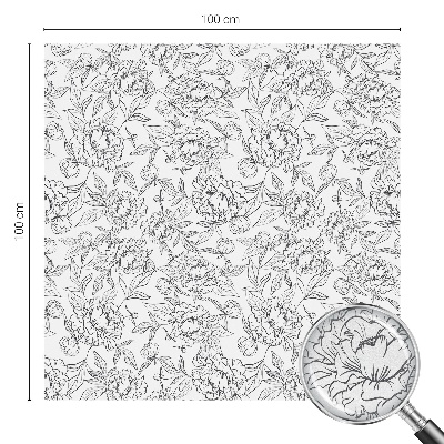 Folie decorativă geam Motiv floral