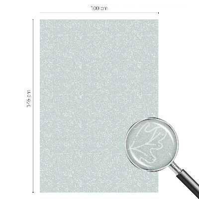 Autocolant vitraliu pentru geam frunze de stejar