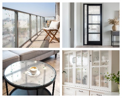 Folie decorativă geam Elemente împrăștiate