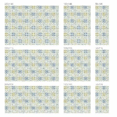 Autocolant vitraliu pentru geam Plăci clasice