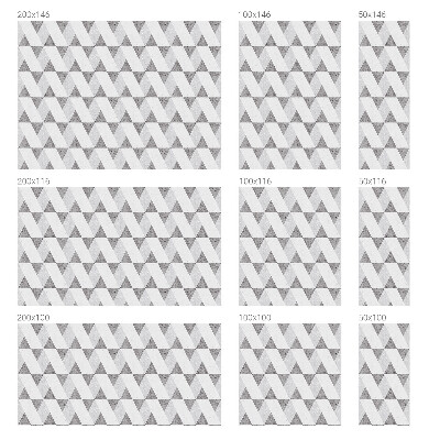 Folie geam intimitate model vitraliu Triunghiuri gri