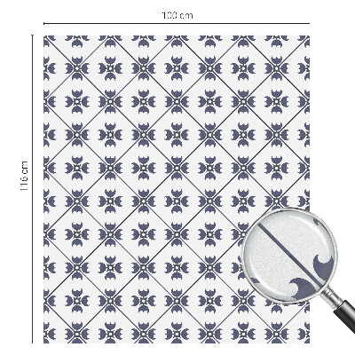 Autocolant vitraliu pentru geam Motiv vegetal