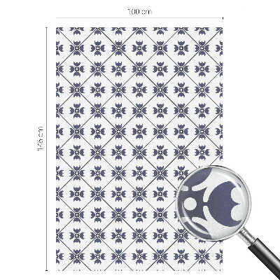 Autocolant vitraliu pentru geam Motiv vegetal