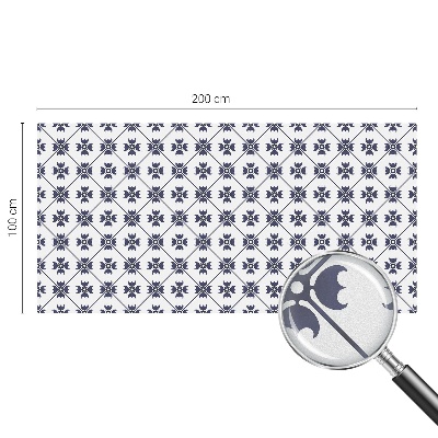 Autocolant vitraliu pentru geam Motiv vegetal