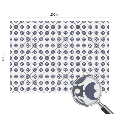 Autocolant vitraliu pentru geam Motiv vegetal