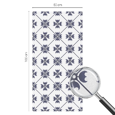 Autocolant vitraliu pentru geam Motiv vegetal