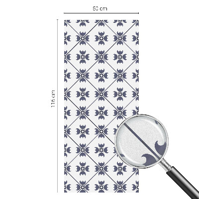 Autocolant vitraliu pentru geam Motiv vegetal