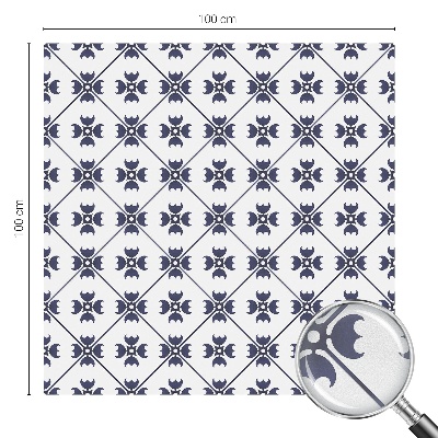 Autocolant vitraliu pentru geam Motiv vegetal