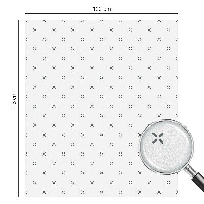 Folie decorativă geam Cruci geometrice