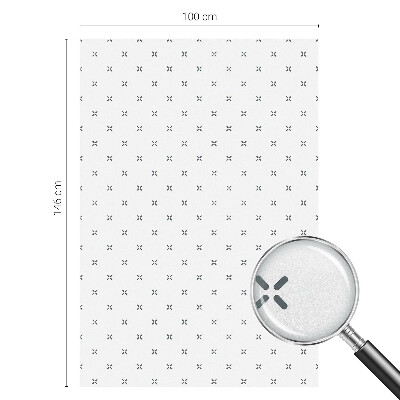 Folie decorativă geam Cruci geometrice