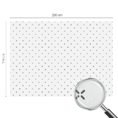 Folie decorativă geam Cruci geometrice