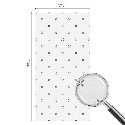 Folie decorativă geam Cruci geometrice