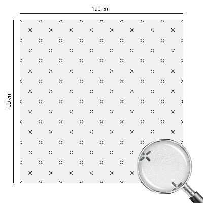 Folie decorativă geam Cruci geometrice